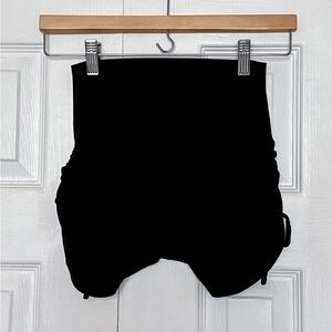 Lululemon Align Ruched 4” Shorts in Black